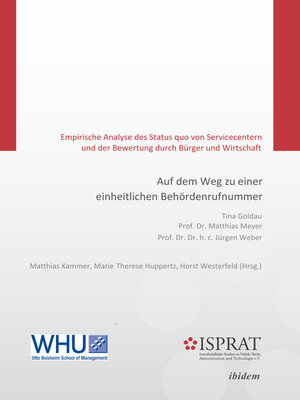 cover image of Auf dem Weg zu einer einheitlichen Behördenrufnummer